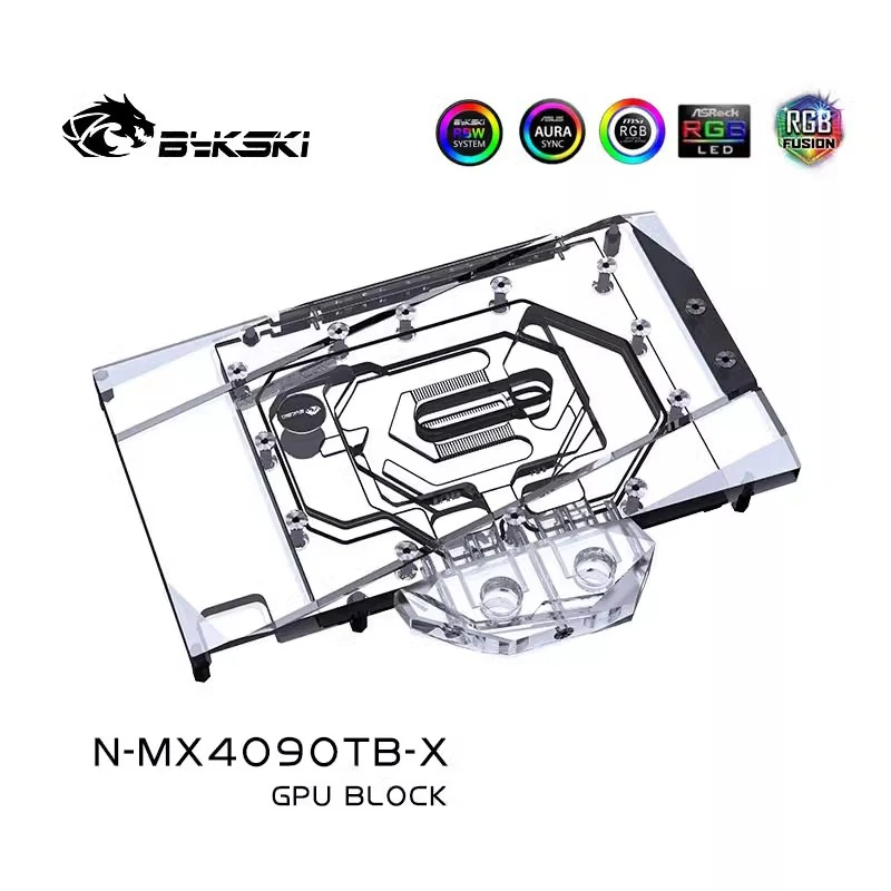 Bykski N-MX4090TB-X Water Bloc - Rtx 4090 Water Block Full Cover 评论和价格