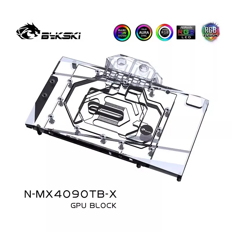Bykski N-MX4090TB-X Water Bloc - Rtx 4090 Water Block Full Cover 评论和价格