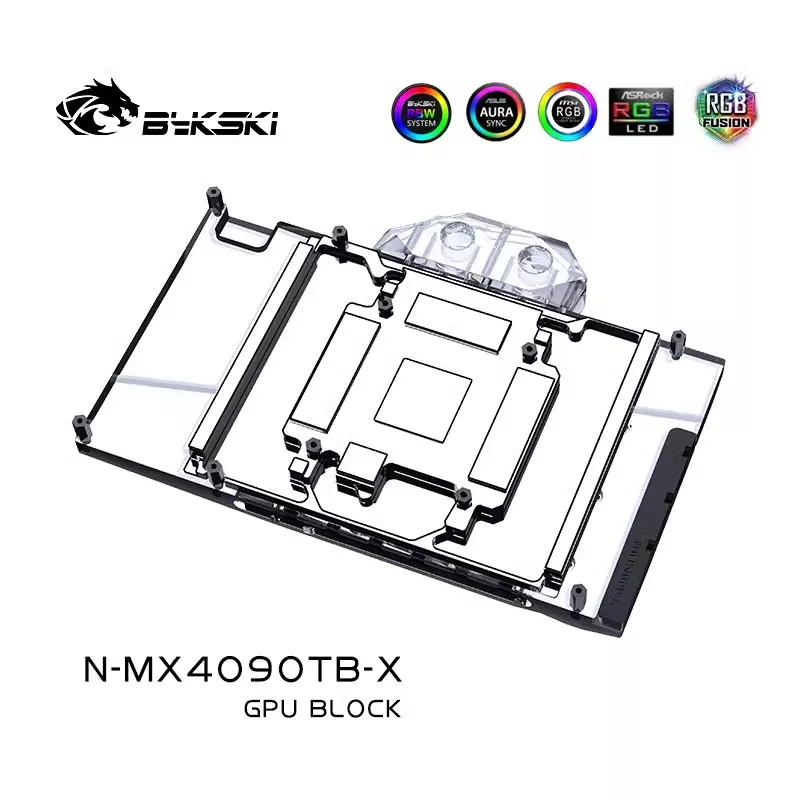 Bykski N-MX4090TB-X Water Bloc - Rtx 4090 Water Block Full Cover 评论和价格